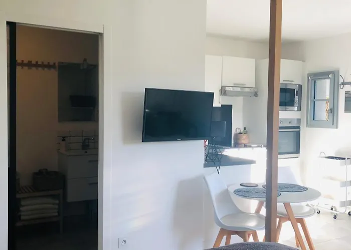 Bel Air Studios-terrasse Couverte-jardinet-vue Pont De Normandie-parking Prive