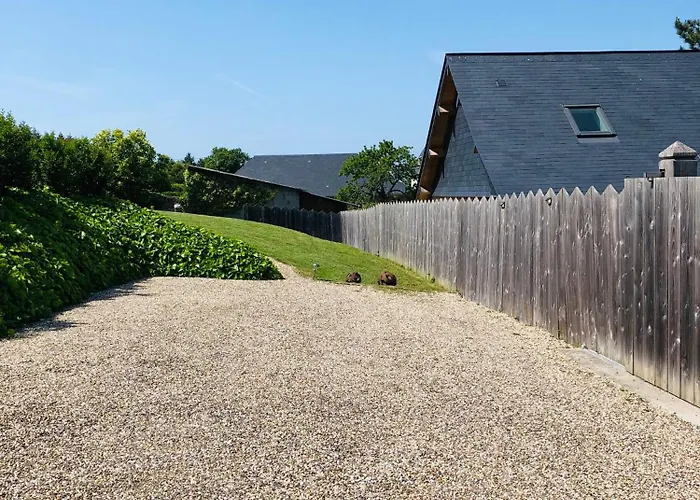 Bel Air Studios-terrasse Couverte-jardinet-vue Pont De Normandie-parking Prive アパート オンフルール