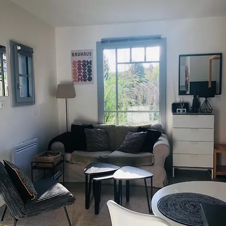 Bel Air Studios-terrasse Couverte-jardinet-vue Pont De Normandie-parking Prive Apartament *