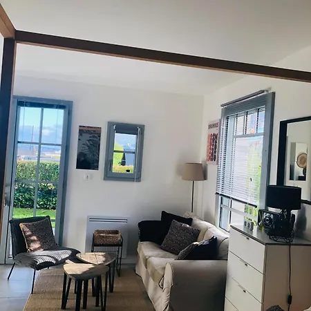 Bel Air Studios-terrasse Couverte-jardinet-vue Pont De Normandie-parking Prive أونفلور